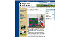 Desktop Screenshot of claycountycattlemen.org